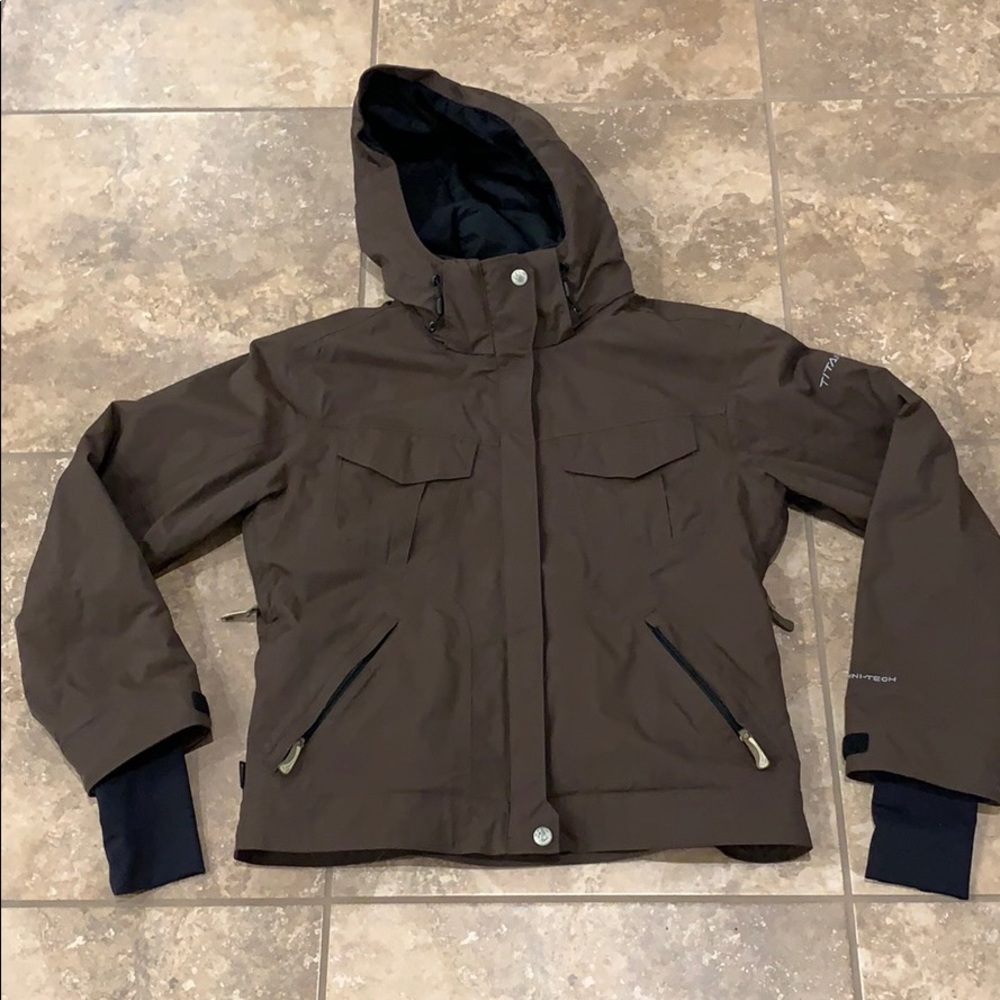 Columbia titanium faux fur lined winter jacket